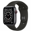 Apple Watch Series 6 44 mm Space Gray Aluminium Case Black Sport Band GPS + Cellular