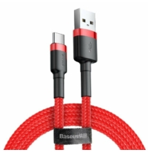 Baseus Kiegészítő / Cafule 2A 2m Red-Red USB-C Töltőkábel
