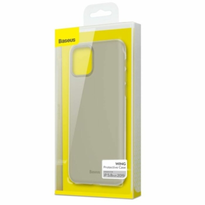Baseus iPhone 11 Pro Átlátszó Fehér Telefontok (WIAPIPH58S-02)