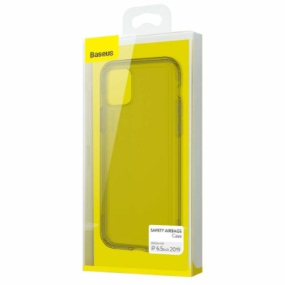 Baseus iPhone 11 Pro Max Átlátszó Fekete Telefontok (ARAPIPH65S-SF01)
