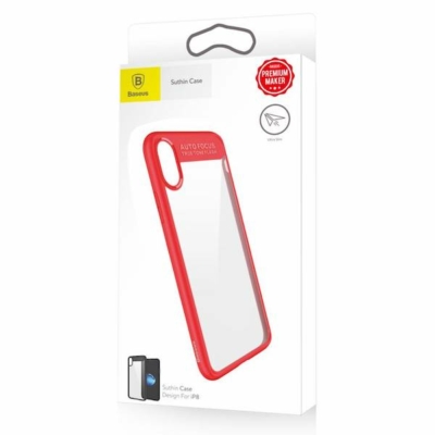 Baseus iPhone X/XS Suthin Piros Telefontok (ARAPIPHX-SB09)