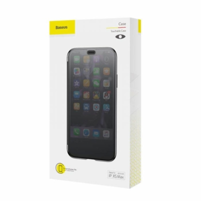 Baseus iPhone XS Max Touchable Fekete Telefontok (WIAPIPH65-TS01)