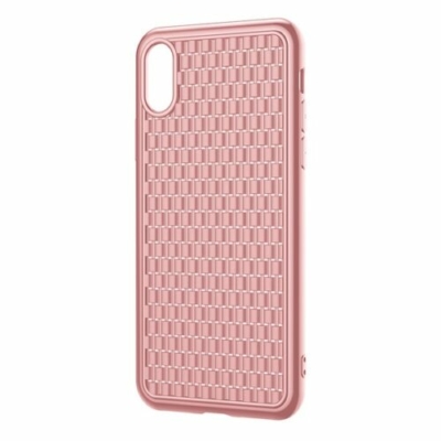 Baseus / iPhone XS Max Pink Weaving Case 2nd Gen. (203512)
