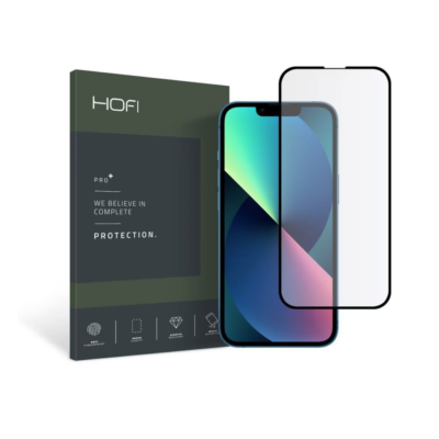 Hofi / iPhone 13 Pro Max Fekete 3D Üvegfólia
