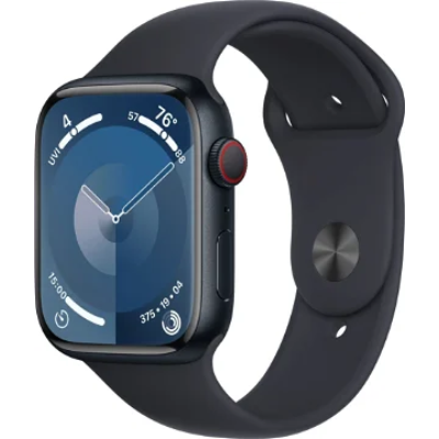 Apple Watch Series 9 45mm Midnight Aluminium Case Midnight Sport Band (GPS+Cellular)