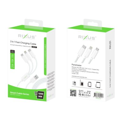 Rixus Usb Multi Cable Charger