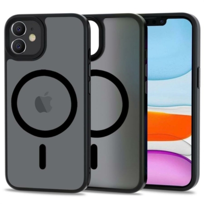 Tech Protect 3 / iPhone 11 Magmat MagSafe Black/Clear Tok