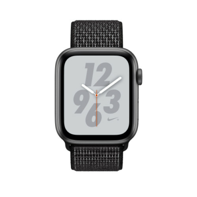 Apple Watch Series 4 40 mm Space Gray Aluminium Case Black Nike Sport Loop (GPS)