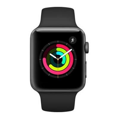 Apple Watch Series 3 42 mm Space Gray Aluminium Black Sport (GPS)