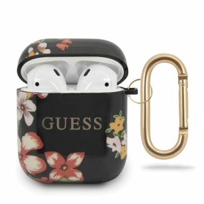 Guess AirPods Flower Collection Black