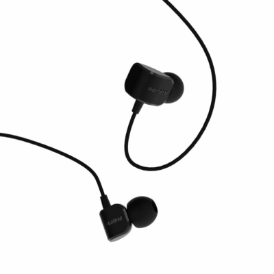 Remax In-line fekete fülhallgató