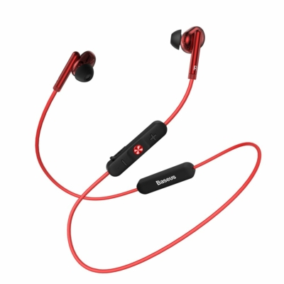 Baseus Encok S30 Bluethooth piros headset